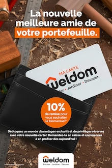 Catalogue Weldom à Marquise cette semaine, valable du 04/03/2026 au 31/03/2026 Prospectus Weldom à Marquise, "Le grand réveil de printemps Petits travaux à prix frais !", 16 pages de promos valables du 04/03/2026 au 31/03/2026