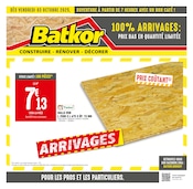 Catalogue Bricolage Batkor en cours à Roissy-en-France et alentours, "100% ARRIVAGES : PRIX BAS EN QUANTITÉ LIMITÉE", 8 pages, 03/10/2025 - 16/10/2025