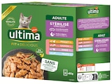 Repas pour chat Ultima Fit & Delicious en promo chez Colruyt Repas pour chat Ultima Fit & Delicious dans le catalogue Colruyt
