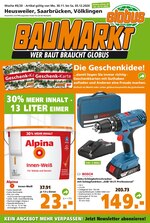 Globus-Baumarkt Prospekt für Saarbrücken mit 24 Seiten Globus-Baumarkt Prospekt für Saarbrücken: "WER BAUT BRAUCHT GLOBUS", 24 Seiten, 29.11.2020 - 05.12.2020