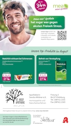 mea - meine apotheke Prospekt für Geisenhausen mit 4 Seiten mea - meine apotheke Prospekt für Geisenhausen: "Unsere August-Angebote", 4 Seiten, 01.08.2026 - 31.08.2026