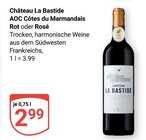 Rot oder Rosé im Angebot bei GLOBUS in Bensheim Rot oder Rosé Angebote von Château La Bastide bei GLOBUS Bensheim für 2,99 €