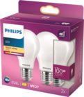 2 + 1 OFFERT SUR LES AMPOULES LED PHILIPS - PHILIPS en promo chez Auchan Hypermarché Nantes
