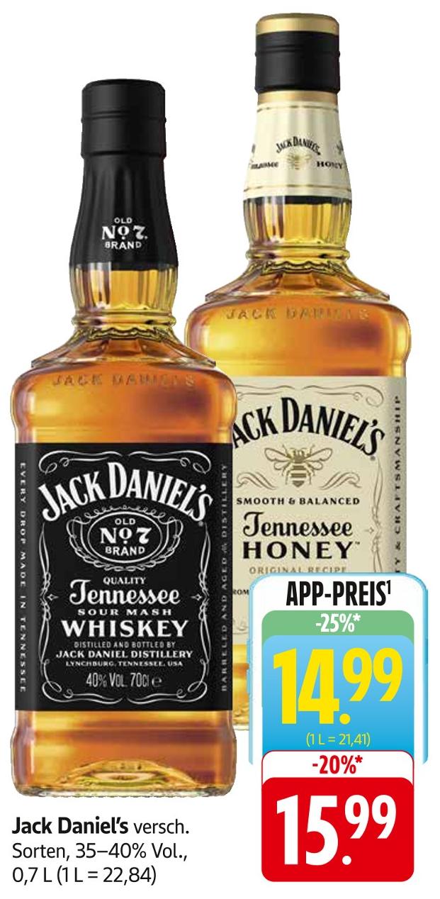 Whiskey 3l Jack Daniels Edeka Whiskey Trinkgut Jack Daniels Preis
