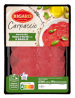 Carpaccio huile d'olive et basilic BIGARD en promo chez Carrefour Lyon à 4,49 €