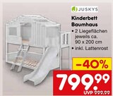 Kinderbett Baumhaus Angebote von JUSKYS bei Netto Marken-Discount Potsdam für 799,99 €