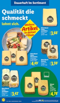Käse im aktuellen Lidl Prospekt (Oldenburg) Käse im Lidl Prospekt "LIDL LOHNT SICH" mit 73 Seiten (Oldenburg)