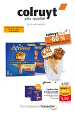Catalogue Colruyt à Metz, avec 16 pages Prospectus Colruyt à Metz, "Tout simplement l'essentiel", 16 pages, 12/05/2021 - 24/05/2021