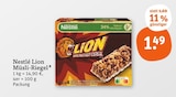 Lion Müsli-Riegel im tegut Prospekt Lion Müsli-Riegel von Nestlé im aktuellen tegut Prospekt für 1,49 €
