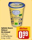 Bio Schmand Angebote von Upländer Bauern Molkerei bei REWE Bielefeld für 0,99 €