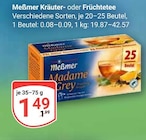 Kräutertee im Angebot bei GLOBUS in Zwickau Kräutertee Angebote von Meßmer bei GLOBUS Zwickau für 1,49 €