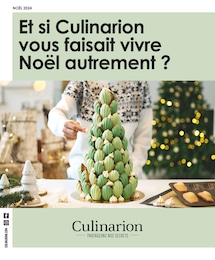 Catalogue Culinarion "Et si Culinarion vous faisait vivre Noël autrement ?" à Lanvaudan et alentours, 20 pages, 14/11/2024 - 31/12/2024