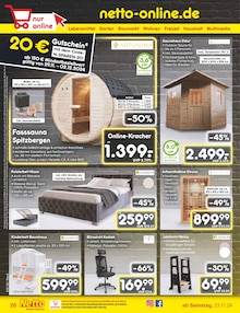 Bett im Netto Marken-Discount Prospekt "Aktuelle Angebote" mit 55 Seiten (Salzgitter)