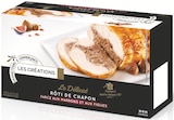 Le délicat, rôti de chapon, farce aux marrons et aux figues surgelé - LES CRÉATIONS - Intermarché Super Le délicat, rôti de chapon, farce aux marrons et aux figues surgelé - LES CRÉATIONS à 15,19 € dans le catalogue Intermarché Super