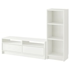 Aktuelles TV-Möbel, Kombination weiß 160x39x106 cm Angebot bei IKEA in Jena ab 128,99 €