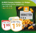 Pommes Angebote von Globus bei GLOBUS Jena für 1,59 €