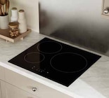 Plaque Plaque de cuisson induction noir 3 foyers - l.59 x P.52 x H.6,2 cm en promo chez Castorama Yerres à 109,90 €