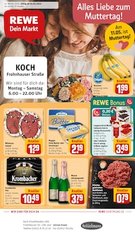 REWE Prospekt der Woche "Dein Markt" Seite 1, 05.05.2025 bis 10.05.2025 für Essen Aktueller REWE Prospekt "Dein Markt" Seite 1 von 29 Seiten für Essen