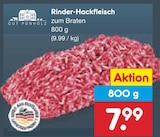 Aktuelles Rinder-Hackfleisch Angebot bei Netto Marken-Discount in Ludwigshafen (Rhein) ab 7,99 €