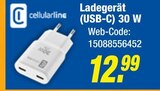 Ladegerät (USB-C) 30 W Angebote von Cellularline bei expert Kaiserslautern für 12,99 €