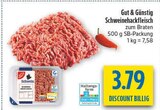 Aktuelle Hackfleisch Angebote bei diska in Erlangen Aktuelles Schweinehackfleisch Angebot bei diska in Erlangen ab 3,79 €