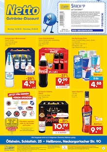 Netto Marken-Discount Prospekt "DER ORT, AN DEM DU IMMER AUSGEZEICHNETE PREISE FINDEST." mit  Seiten (Heilbronn)