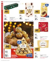 Promos Lindt dans le catalogue "20 ANS DE FIDÉLITÉ ÇA SE FÊTE" de Carrefour à la page 40