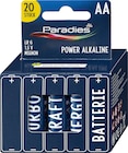 Batterien Power Mignon AA LR6 20er Pack Angebote von Paradies bei dm-drogerie markt Köln für 3,65 €