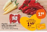 Paprika spitz rot im Angebot bei tegut in Gotha Paprika spitz rot Angebote bei tegut Gotha für 1,49 €