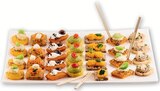 Plateau de 30 canapés végétarien en promo chez Super U Royan à 16,95 €