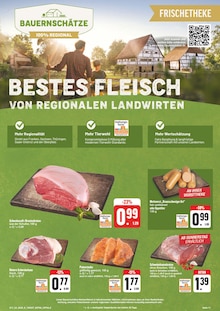 Fleisch im aktuellen EDEKA Prospekt (Erlangen) Fleisch im EDEKA Prospekt "Wir lieben Lebensmittel!" mit 28 Seiten (Erlangen)