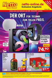 Netto Marken-Discount Prospekt "netto-online.de - Exklusive Angebote" mit 49 Seiten