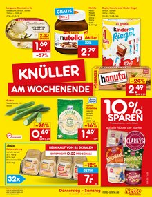 Nutella im Netto Marken-Discount Prospekt "Aktuelle Angebote" mit 64 Seiten (Lörrach)