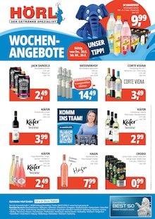 Cola im Getränke Hörl Prospekt "HÖRL. DER GETRÄNKE SPEZIALIST" mit 4 Seiten (Neumarkt (Oberpfalz))