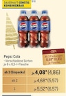 Pepsi Cola Angebote von Pepsi bei Metro Jena für 6,57 €