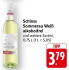 Weiß alkoholfrei Angebote von Schloss Sommerau bei EDEKA Wiesbaden für 3,79 €
