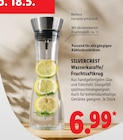 Wasserkaraffe/Fruchtsaftkrug im Lidl Prospekt Wasserkaraffe/Fruchtsaftkrug von Silvercrest im aktuellen Lidl Prospekt für 6,99 €
