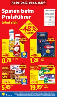 Vollwaschmittel im aktuellen Lidl Prospekt (Nürnberg) Vollwaschmittel im Lidl Prospekt "LIDL LOHNT SICH" mit 72 Seiten (Nürnberg)