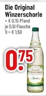Die Original Winzerschorle bei Trinkgut im Neuötting Prospekt für 0,75 €