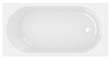 Baignoire droite "caspia" en promo chez Brico Dépôt Angers à 79,00 €