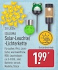 Solar-Leuchte/-Lichterkette Angebote von ISALUMA bei ALDI Nord Garbsen für 1,99 €