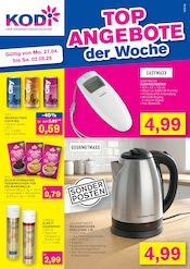 Aktueller KODi Discounter Prospekt in Wiehl und Umgebung, "DER HAUSHALTSDISCOUNTER" mit 2 Seiten, 27.04.2026 - 02.05.2026