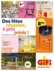 Verre Angebote im Prospekt "Des fêtes réussies à prix minis !" von Gifi Verre Angebote im Prospekt "Des fêtes réussies à prix minis !" von Gifi auf Seite 1
