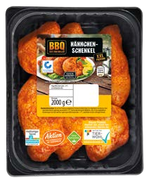 XXL Hähnchenschenkel bei ALDI SÜD in Stuttgart XXL Hähnchenschenkel im Angebot bei ALDI SÜD Stuttgart für 3,99 €