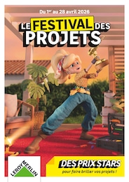 Prospectus Leroy Merlin à Chambray-lès-Tours, "LE FESTIVAL DES PROJETS", 1 page, 01/04/2026 - 28/04/2026