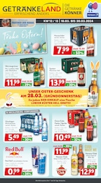 Aktueller Getränkeland Prospekt, "Die Getränkekönner", mit Angeboten der Woche, gültig von 18.03.2024 bis 18.03.2024