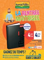 Catalogue Bureau Vallée à Thiais, avec 20 pages Prospectus Bureau Vallée à Thiais, "La rentrée maîtrisée", 20 pages, 29/06/2020 - 11/07/2020