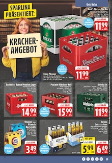 Bier im aktuellen EDEKA Prospekt (Ahlen) Bier im EDEKA Prospekt "Aktuelle Angebote" mit 26 Seiten (Ahlen)