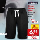 Herren Sweatshorts von Mistral im aktuellen Netto Marken-Discount Prospekt für 6,99 €