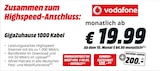 GigaZuhause 1000 Kabel von Vodafone im aktuellen MediaMarkt Saturn Prospekt für 64,99 €